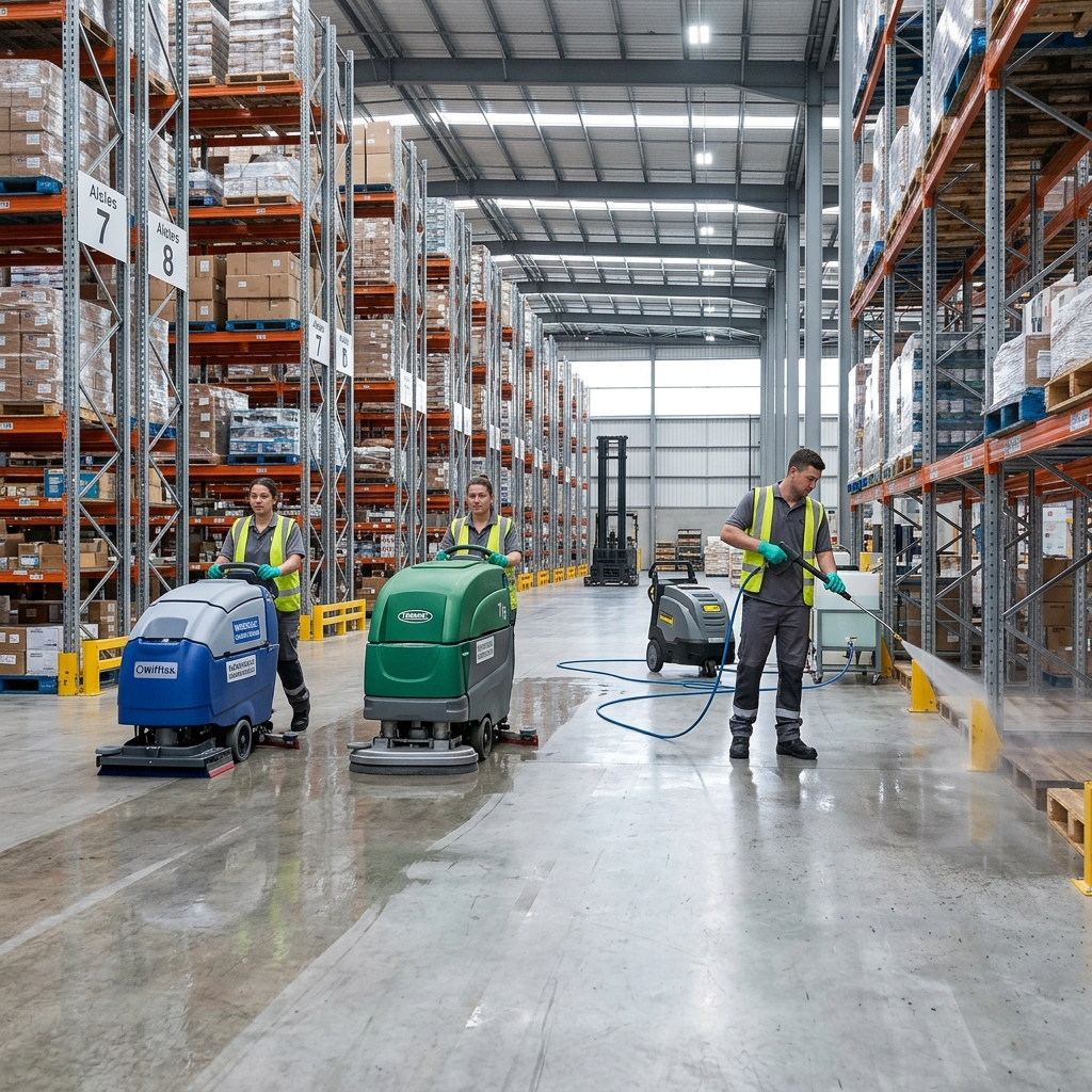 Úklid skladů